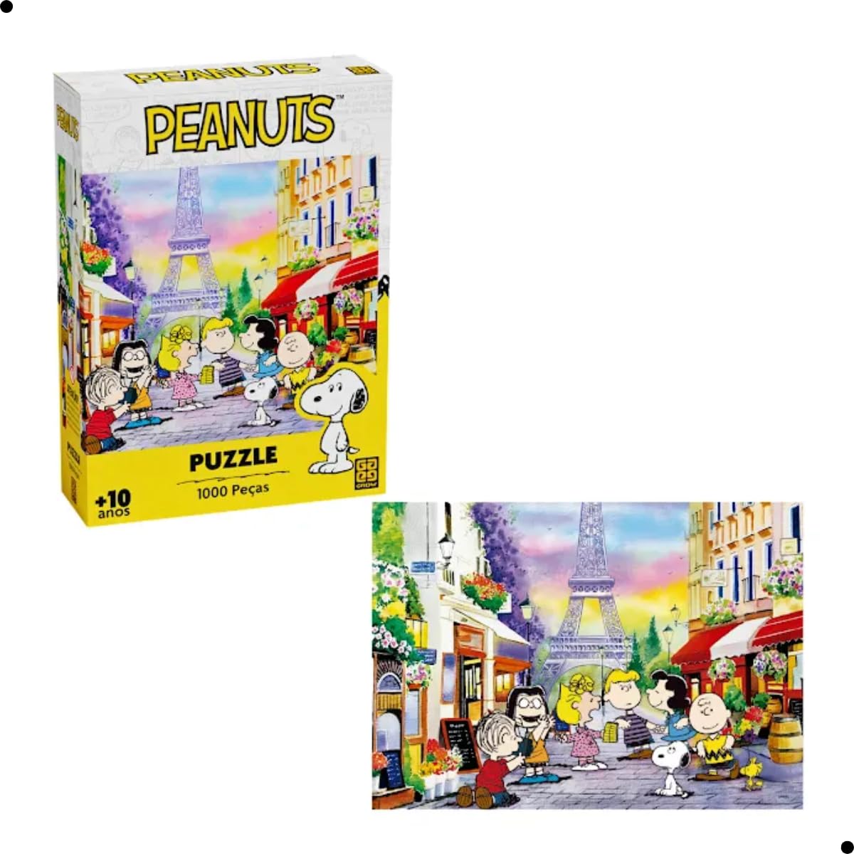 Quebra-cabeça 1000 Peças Snoopy - Peanuts | Amazon.com.br